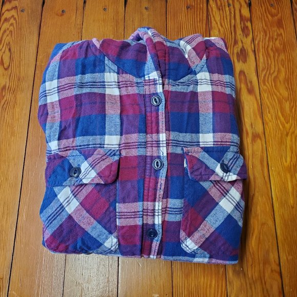 Boston Traders Sherpa lined Flannel Hoodie - Picture 9 of 11